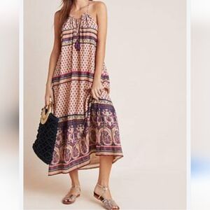 Star Mela Bohemian Multicolor Maxi Dress